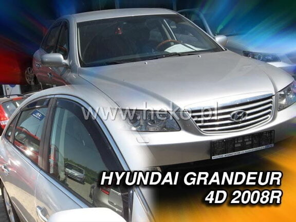 Deflektory okien Hyundai GRANDEUR TG 4d 2005-2011r. (+zadné 2 ks)
