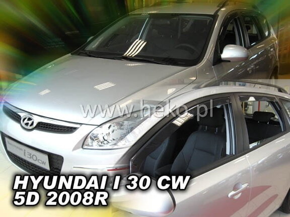 Deflektory okien Hyundai i30 I 5d CW 2008-2012r. (+zadné 2 ks)