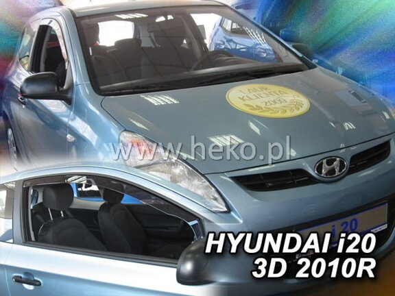 Deflektory okien Hyundai i20 3d. od 2010r. →  (predné 2 ks)