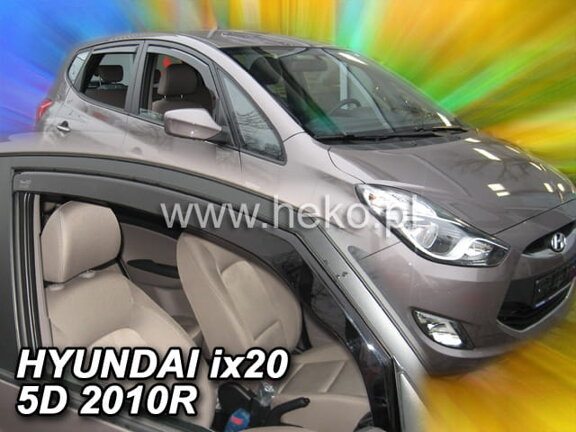 Deflektory okien Hyundai ix 20 5d 2010r.→ (predné 2 ks)