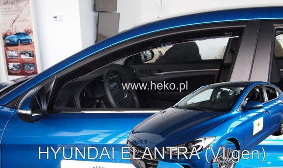Deflektory okien Hyundai ELANTRA (VI) 4d 2016r.→ (predné 2 ks)
