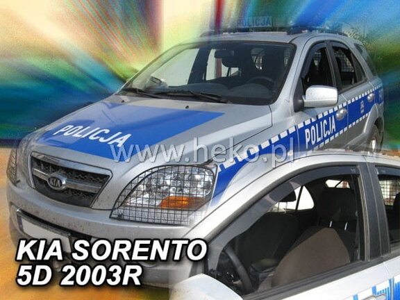 Deflektory okien Kia SORENTO I 5d 2003-2009r. (predné 2 ks)