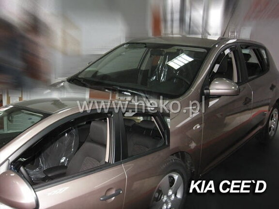 Deflektory okien Kia CEE`D I 5d 2007-2012r. (+zadné 2 ks)