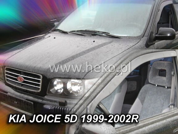 Deflektory okien Kia JOICE 5d 1999-2002r. (predné 2 ks)