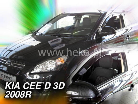 Deflektory okien Kia CEE`D PRO I 3d 2008-2013r. (predné 2 ks)