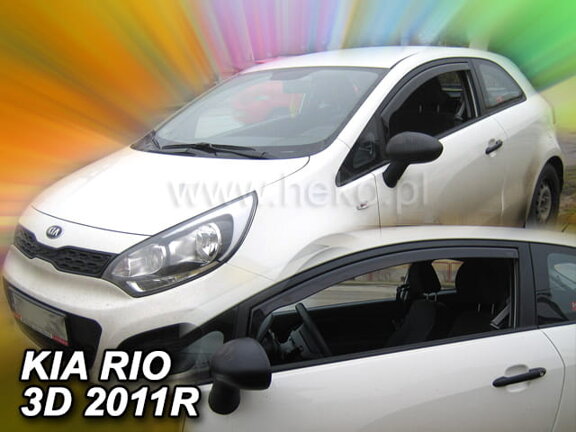 Deflektory okien KIA RIO III 3d  2012-2017r.  (predné 2 ks)