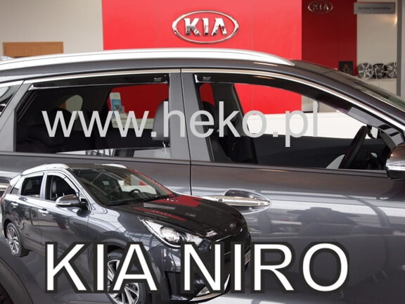 Deflektory okien Kia NIRO 5d 2016r.→ (+zadné 2 ks)