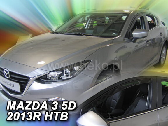 Deflektory okien MAZDA 3  III 4/5D od r.  2013 →