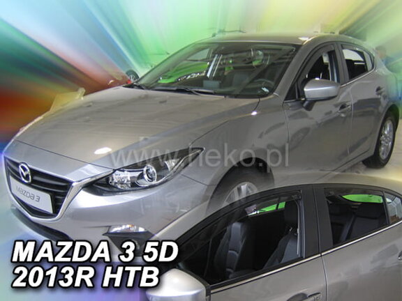 Deflektory okien Deflektory okien MAZDA 3  III 4/5D od r.  2013 → (+Zadné) SEDAN/HTB