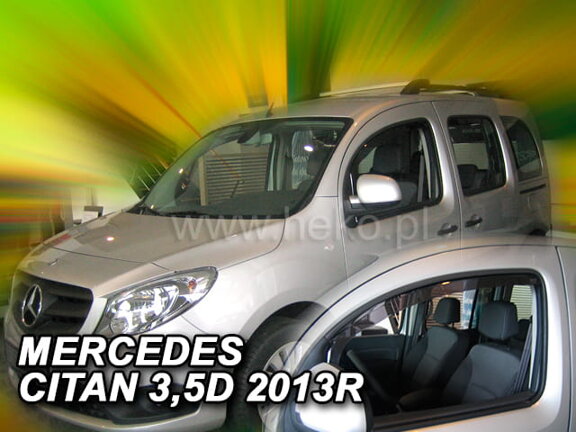 Deflektory okien MERCEDES CITAN  W 415 3/5D od 2012r. →