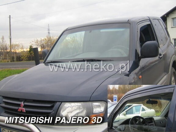 Deflektory okien MITSUBISHI PAJERO 3D 2001R  →