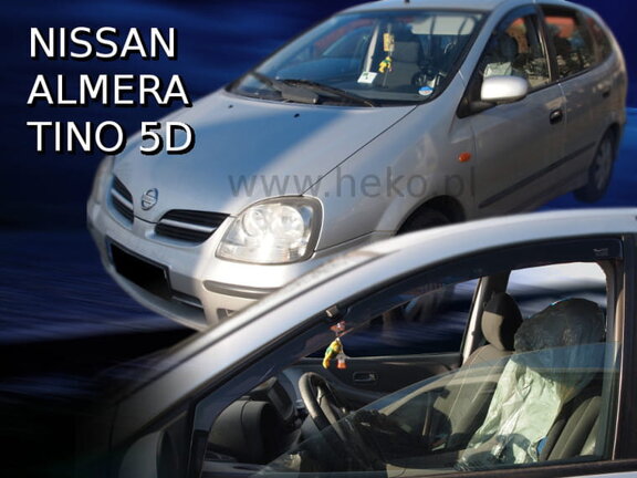 Deflektory okien NISSAN ALMERA TINO  5d  2000-2006r.