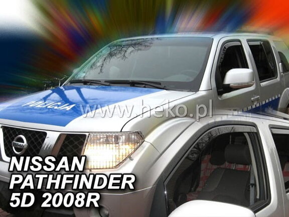 Deflektory okien Deflektory okien NISSAN PATHFINDER R51 5-dver. r. 2005-2012