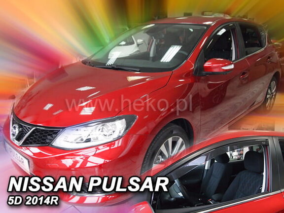 Deflektory okien NISSAN PULSAR 5D 2014R.→