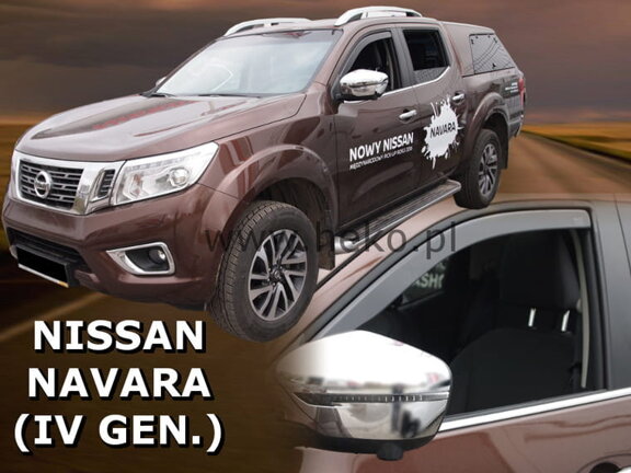 Deflektory okien NISSAN NAVARA                           IV    4d  2014r.→