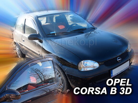 Deflektory okien OPEL CORSA  B  3d  1993r.-2001r.