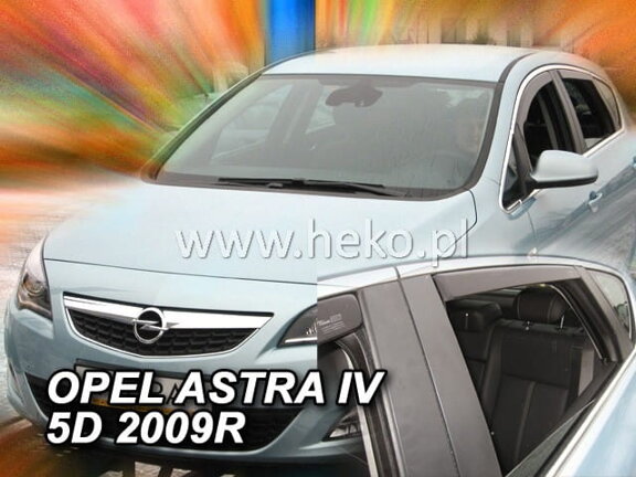 Deflektory okien OPEL ASTRA  IV J  4/5-dver. r. 2009-2016 (+zadné) HTB.SEDAN