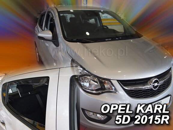 Deflektory okien OPEL KARL     5D. 2015R.→(+Zadné)