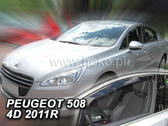 Deflektory okien PEUGEOT 508   4/5-dver. od r. 2010→