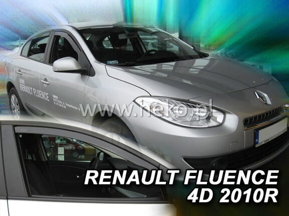 Deflektory okien RENAULT FLUENCE 4D  2009r.→