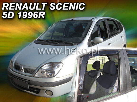 Deflektory okien RENAULT SCENIC  5d  1996r.-2003r.