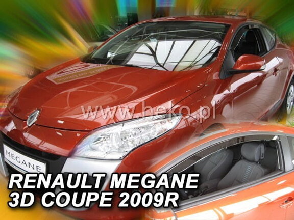 Deflektory okien RENAULT MEGANE III  COUPE  3-dver. r. 2009-2016