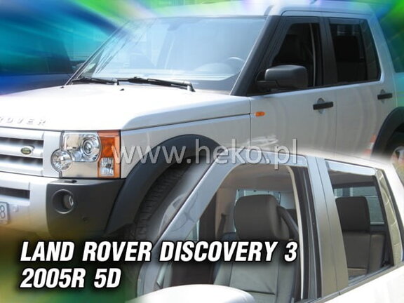 Deflektory okien Land Rover DISCOVERY III 5d 2005-2009r. (zadné 2 ks)