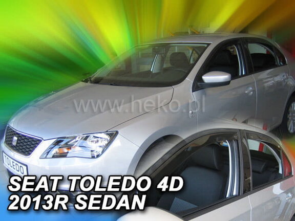 Deflektory okien SEAT TOLEDO IV 5-dver. od r. 2013→ (+zadné) LTB