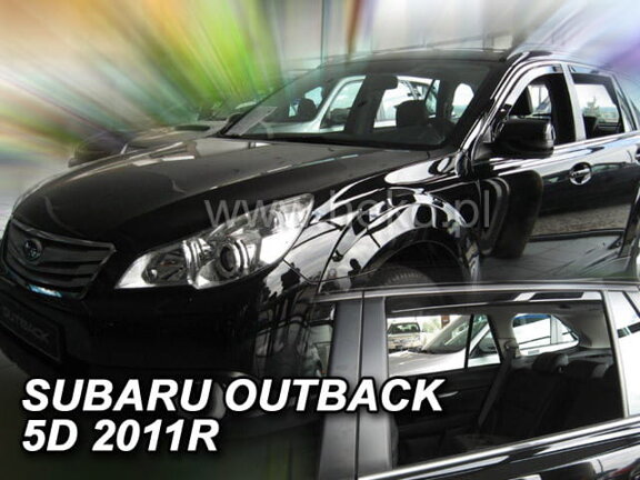 Deflektory okien SUBARU OUTBACK (IV) 5-dver r. 2009-2014.(+Zadné)