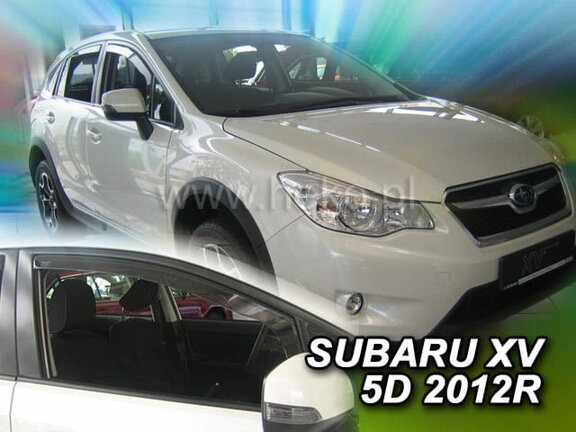 Deflektory okien SUBARU XV 5-dver. od r. 2012 → (+Zadné)