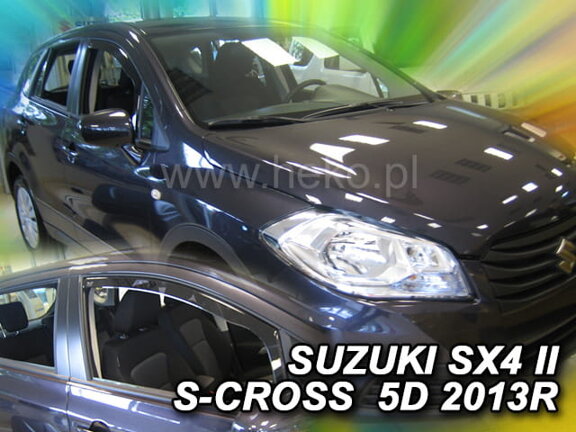 Deflektory okien SUZUKI SX4 II  S-CROSS 5D 08/2013R→