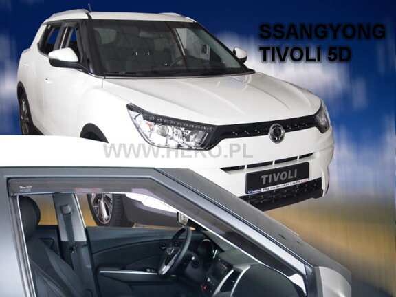 Deflektory okien SSANGYONG TIVOLI  5d  2015r.→