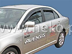 Deflektory okien TOYOTA AVENSIS II T25 4/5d 2003-2009r.(+Zadné) sedan/ltb