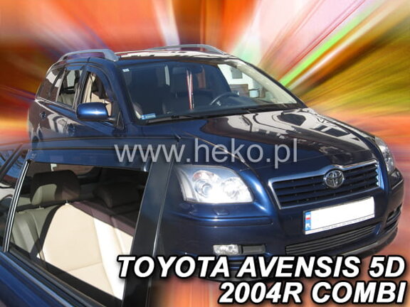 Deflektory okien TOYOTA AVENSIS  II T25  5d 2003-2009r. (+Zadné) combi