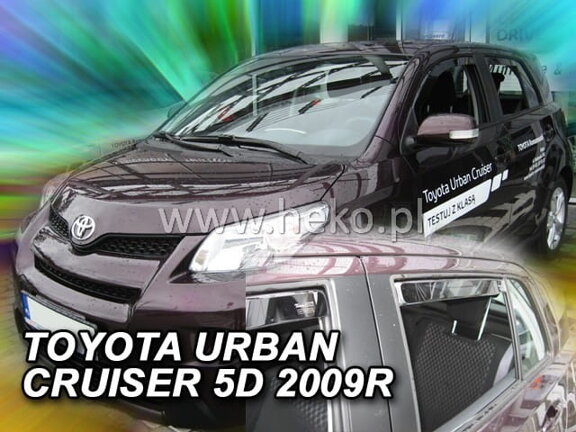 Deflektory okien TOYOTA URBAN CRUISER XP11 5D 2009R.→(+Zadné)