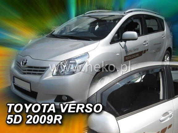 Deflektory okien TOYOTA VERSO 5D 2009R.→