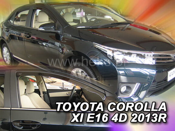 Deflektory okien TOYOTA COROLLA  E16  4d 2013→ (XI gen)