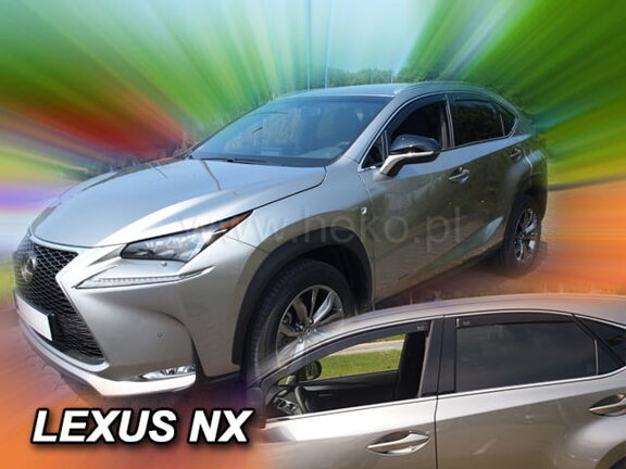 Deflektory okien LEXUS  NX  5D 2014R. →(+zadné 2ks)