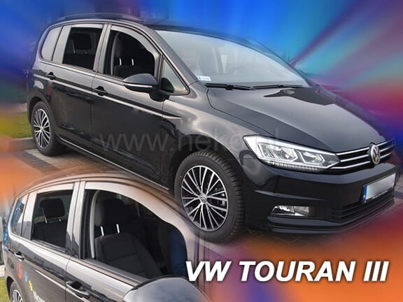 Deflektory okien VW TOURAN III      5D 2015R→(+Zadné)