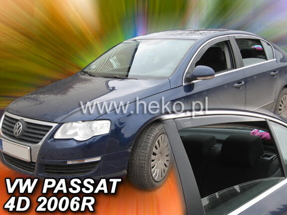 Deflektory okien VW PASSAT  B6/B7  sedan  4d r. 03/2005-2015 (+zadné)