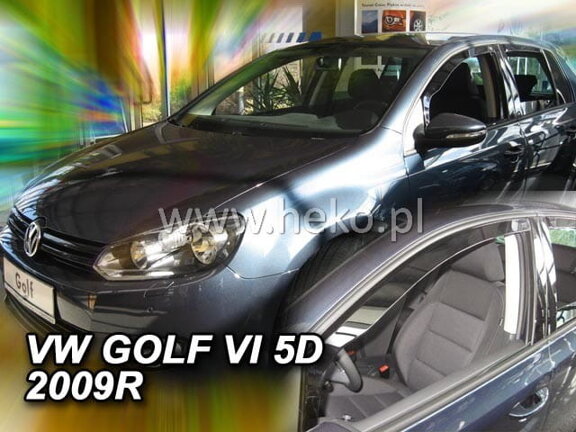 Deflektory okien VW GOLF VI  5d  2008-2012r.