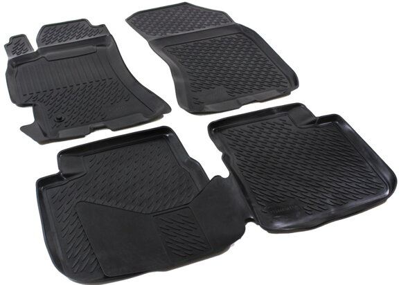 Gumové autokoberce LOCKER Subaru Outback III r. 2004-2009 (4 ks)