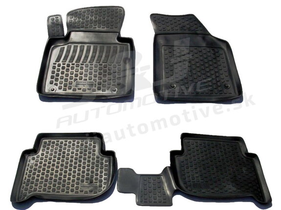 Gumové autokoberce LOCKER Volkswagen Touran r. 2003-2015 (4 ks)