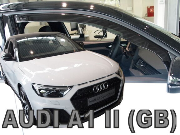 Deflektory okien AUDI A1 II 5d od r. 2018 → (predné 2 ks)