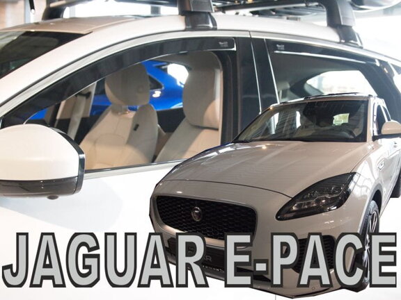 Deflektory okien Jaguar E-Pace od r. 2018 → (+zadné 2ks)