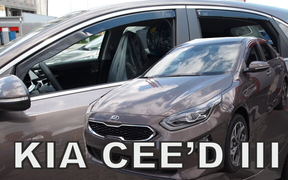 Deflektory okien KIA CEED HTB od r. 2018 → (+ zadné 2 ks)