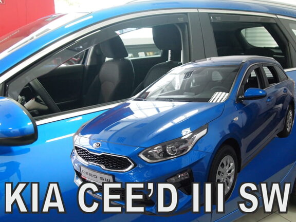 Deflektory okien KIA CEED KOMBI od r. 2018 →  (+ zadné 2 ks)