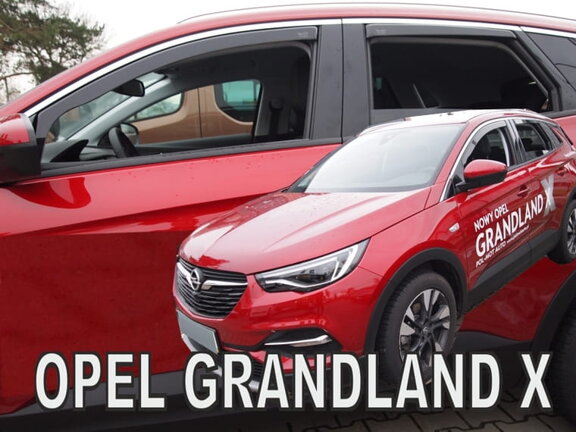 Deflektory okien OPEL GRANDLAND X   5-dver, od r. 2017 → (+ zadné 2 ks)