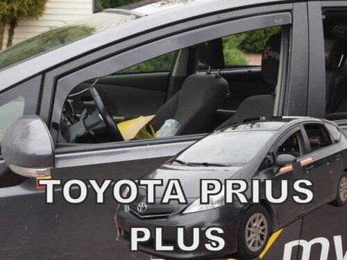Deflektory okien TOYOTA Prius Plus 5d od r.  2011 → (predné 2 ks)