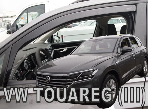 Deflektory okien VW Touareg III 5D od r. 2018 → (predné 2 ks)